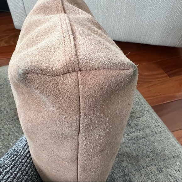 Madewell Zip-Top Transport Crossbody Blush Nubuck Suede Leather. - Picture 3 of 9